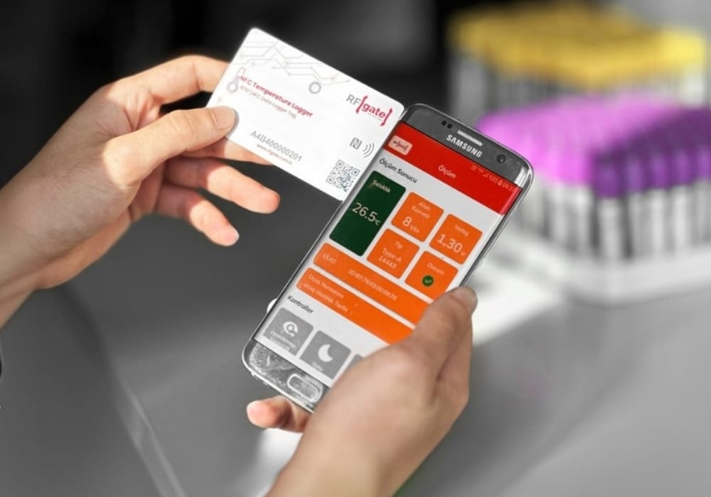 nfc ısı kart soğuk zincir takip nfc ısı kart